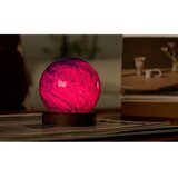 Gingko LED namizna svetilka v temni naravni barvi s steklenim senčilom (višina 9 cm) Galaxy Breeze – | Shoptok.si