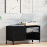 vidaXL Crni hrast Inženjersko drvo 84.5 x 38 x 48 cm | shoptok.hr