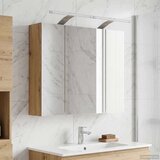  Kopalniška ogledalna omara Oreh 60 x 14,5 x 50 cm, (5000233334) | Shoptok.si