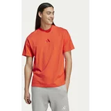 Adidas Majica ALL SZN IY4139 Oranžna Loose Fit