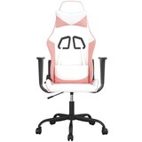  Gaming stol Bela in roza umetno usnje | Shoptok.si