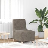 vidaXL Modularna sofa bez naslona za ruke tamno siva 55 cm umjetna koža Cijene