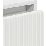 vidaXL Nočna omarica s predalom Bela 63.5 x 36 x 61 cm Konstruiran les | Shoptok.si