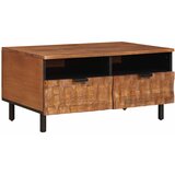  Kava Stol s ladicama Smeđa 80 x 54 x 40 cm Čvrsto drvo manga | shoptok.hr