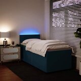 Box spring krevet s madracem plavi 90x190 cm baršunasti | Eponuda.com