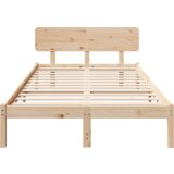  Krevetni okvir s glavom kreveta 120x200 cm od čvrstog bora | shoptok.hr