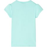 Dječja majica svijetla boja mente 128 | shoptok.hr