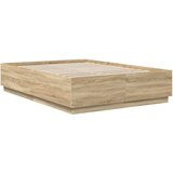 Okvir za krevet S LED lampica Sonoma hrast 140 x 200 cm - sonoma hrast 140 x 200 cm | shoptok.hr