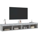 vidaXL TV ormarići s LED svjetlima 2 kom boja betona 100x30x30 cm | shoptok.hr