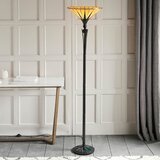  endon 64042 - podna lampa tiffany dark star 1xE27/60W/230V, prečnik 42 cm | Eponuda.com
