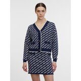 Orsay Navy Blue Women's Patterned Cardigan - Women's | shoptok.hr