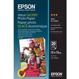Epson PAPIR FOTO GLOSSY 10x15cm 20 LISTOV 183g/m2 (C13S400037) | Shoptok.si
