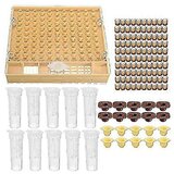INORCO Komplet ebelarske skodelice 100 skodelic za celice Set orodja za ebele Sistem za vzrejo kraljice Bee Complete Catcher Cage Apicul, (21982169) Cene