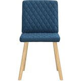  Jedilni stoli 4 kosi modro blago, (21832341) | Shoptok.si