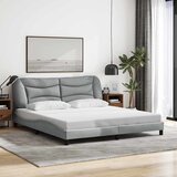  Okvir kreveta bez madraca Hvar svjetlosivi 180x200 cm od tkanine | shoptok.hr