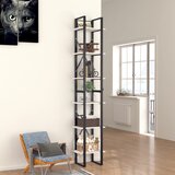 Furnova Knjižna omara 6-nadstropna bela 40x30x210 cm iverna plošča, (21933112) Cene