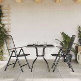 vidaXL 3-dijelni vrtni blagovaonski set antracit metalni mrežasti | shoptok.hr
