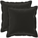  Presvlaka za jastuk 2 kom. HOUTEN Crna 35 x 35 cm Poliester - Crna 35 x 35 cm 2 Slike