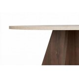 Hanah home Trpezarijski sto Virella Travertine Venezia Walnut | Eponuda.com
