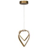 VISILICA Kovinska LED viseča svetilka v bronasti barvi ø 22 cm Sevinc – | Shoptok.si