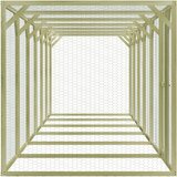  Kavez za kokoši od impregnirane borovine 1,5 x 9 x 1,5 m | shoptok.hr