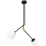 Opviq lights Črna kovinska viseča svetilka Froso | Shoptok.si