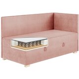 Ghado Roza kutni dječji krevet s prostorom za odlaganje s madracem 90x200 cm Flexi - | shoptok.hr