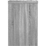 vidaXL Stojalo za rastline 2 kosa siva sonoma 25x25x35 cm inž. les | Shoptok.si