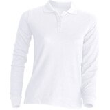  Ženska polo majica dugih rukava, bijela | shoptok.hr