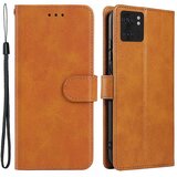 INORCO Za Motorola Edge 40 5G usnjena torbica za denarnico s telečjo teksturo, stojalo, ovitek za telefon s trakom, (22035365) | Shoptok.si