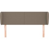  Uzglavlje s ušima smeđesivo 147x23x78/88 cm od tkanine | shoptok.hr