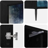  ormar RAALTE 102 x 33 x 51 cm Crni hrast Konstruirano drvo | shoptok.hr