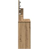  Toaletni stol s LED-om Artisan hrast 86,5x35x136 cm | shoptok.hr