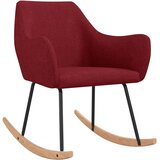  Stolica za ljuljanje od tkanine crvena boja vina | shoptok.hr