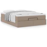 Otomanski krevet s madracem cappuccina 140x190cm umjetna koža | shoptok.hr