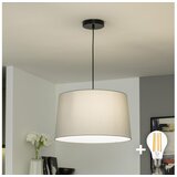  Brilagi - LED luster na sajli CERIA 1xE27/40W/230V preč. 45 cm siva | Eponuda.com