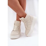 EVENTO High Women's Sneakers On Platform Beige Tillive | Shoptok.si