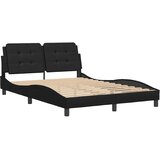  Okvir za krevet bez madraca Zadar crni 140x190 cm od umjetne kože | shoptok.hr