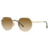 Ray-ban Sončna očala Jack 0RB3565 001/51 Arista/Clear Gradient Brown Cene
