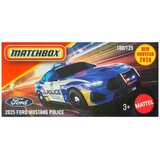 Mattel Matchbox: 2025 Ford Mustang Police plavi autić u papirnatoj kutiji 1/64 – Cijene
