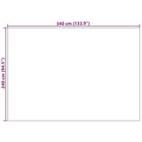  Preproge za površine Pravokotna Antracit 340 x 240 cm, (5000129042) | Shoptok.si