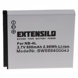  baterija NB-4L za canon ixus 30 / 40 / 50 / 55, 800 mah Cene