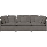  Modularna sofa s jastucima, korduro tkanina, svijetlo siva | shoptok.hr
