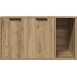 Kutija z mačji pijesak boja hrasta 80x50x45cm konstruirano drvo | shoptok.hr