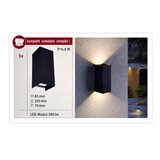 PAULMANN 94326 - 2xLED/2,8W IP44 Spoljašnje zidno svetlo FLAME 230V | Eponuda.com