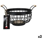 Posuda za Voće Percutti Crna (2 kom.) | shoptok.hr