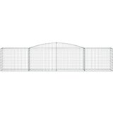  Obokane gabion košare 20 kosov 400x50x80/100 cm cinkano železo, (20757899) | Shoptok.si