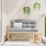 vidaXL vrtna klupa s jastukom 110x80x71 cm čelik | shoptok.hr