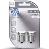 Mtech LED sijalica P21W BA15S 9 x SMD2835, 12 V, 2 komada, Crvena Cene