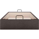 vidaXL Okvir za krevet bez madraca tamnosmeđi 80x200 cm od tkanine | shoptok.hr